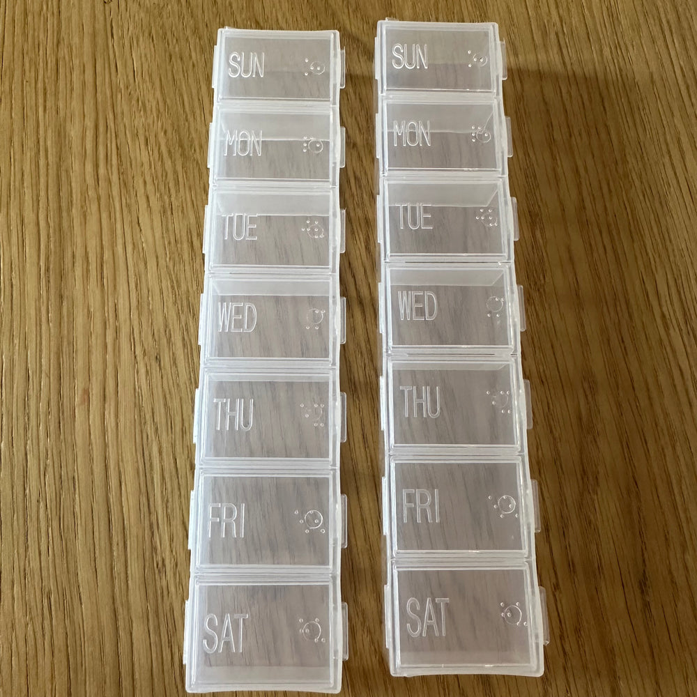 Union Tablet Box XL PILL/TABLET DISPENSER (Set of 2) – Beyond Adaptive