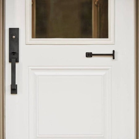 The most efficient way to close a door from a wheelchair, walking aid or mobility device. The T-Pull is ergonomic, durable and easy to install.   This simple yet effective device provides the right leverage in closing doors from outside the door frame with minimal effort. Swivelling handle for ergonomic use and tucks against the door when not in use, making it also aesthetically pleasing.