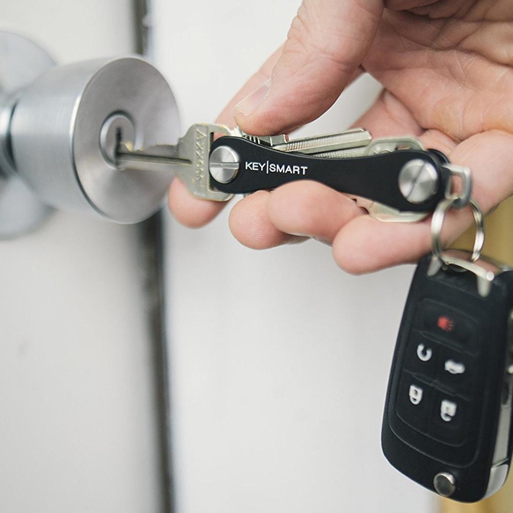 The Key Smart holder enables you to get a better grip of your keys and greater leverage when turning keys in a lock. Very light and easy to hold but incredibly durable.  Ideal for anyone with limited dexterity or weak grip.  This Key turner hold up to 8 keys and includes a loop ring for car fobs or bigger keys.